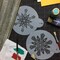 Large Crystal Snowflakes Cake Stencil #2 | C743 by Designer Stencils | Cake Decorating Tools |